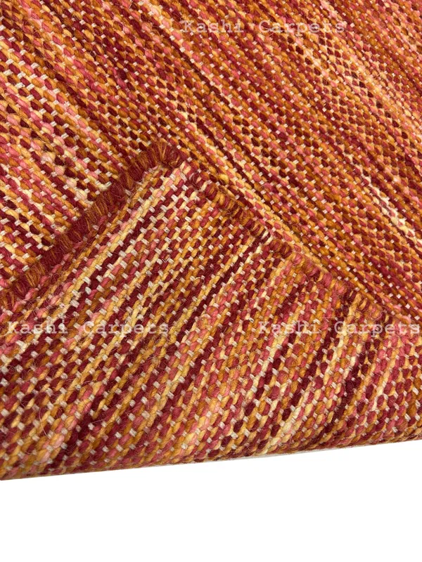 Rust_Area_Rug_Wool_For_Home_&_Office