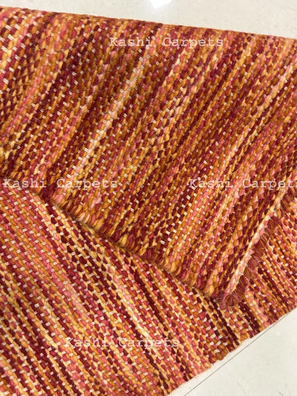 Rust_Area_Rug_Wool_For_Home_&_Office
