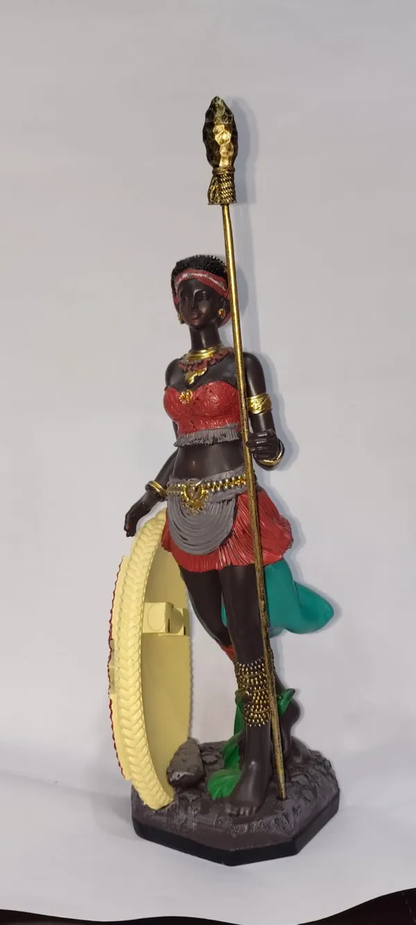 African_Warrior_Decorative_Figurine_With_Spear_And_Shield