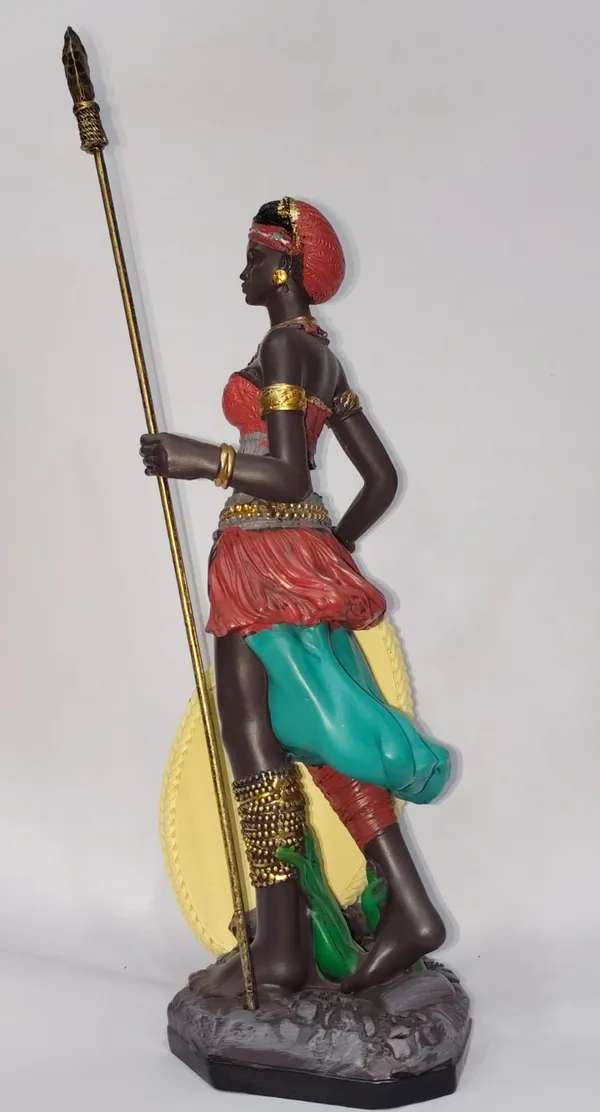 African_Warrior_Decorative_Figurine_With_Spear_And_Shield