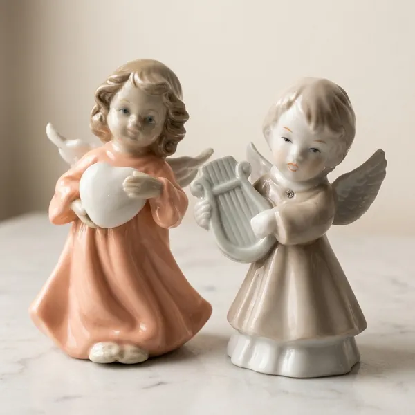 Ceramic_Angel_Figurines_With_Musical_Instruments_Set_Of_2