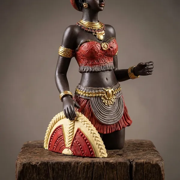 African_Warrior_Decorative_Figurine_With_Spear_And_Shield