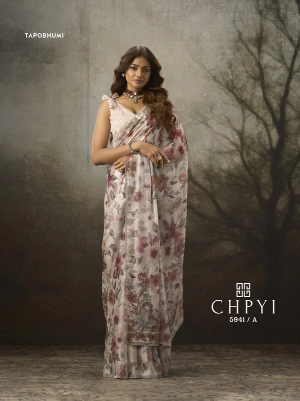 BEAUTIFULL_FENDY_SILK_SAREE_WITH_AMERICAN_DIAMOND_&_SAROSKI_WORK