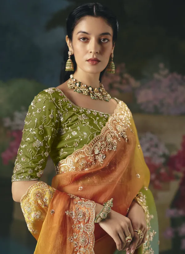 BEAUTIFULL_SAREE_ON_TISSUE_ORGANZA_WITH_BEADS_,_SEQUENCE_&_PEARL_WORK