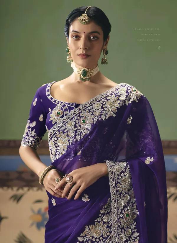 BEAUTIFULL_SAREE_ON_TISSUE_ORGANZA_WITH_SEQUENCE_,_RUBI,_ZARI,_PEARL_&_KUNDAN_WORK