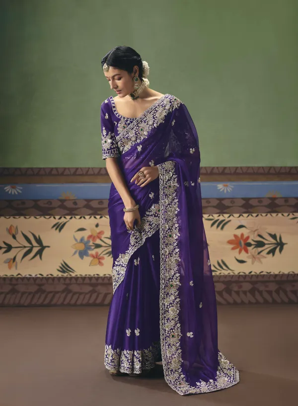 BEAUTIFULL_SAREE_ON_TISSUE_ORGANZA_WITH_SEQUENCE_,_RUBI,_ZARI,_PEARL_&_KUNDAN_WORK
