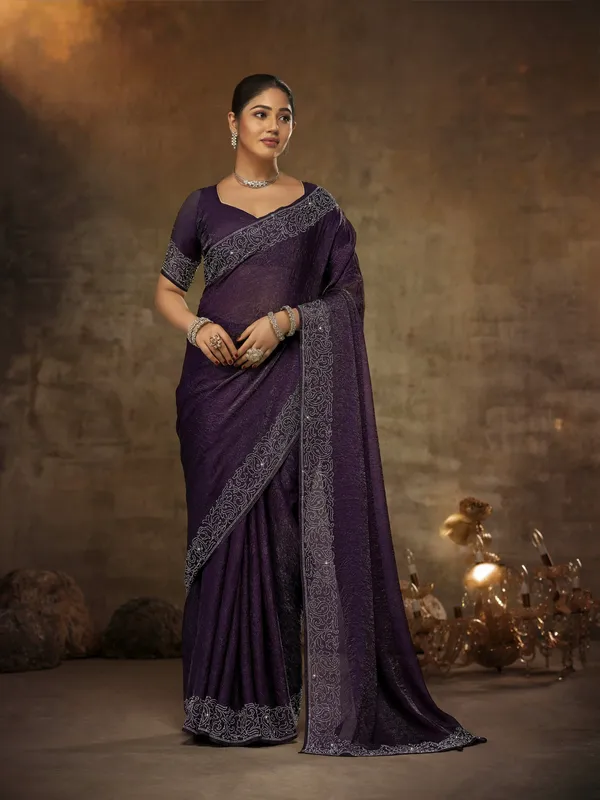 FENDI_CRUSH_CHIFFONSAREEWITH_FULL_SAREE_HEAVY_SAROSKI_WORK
