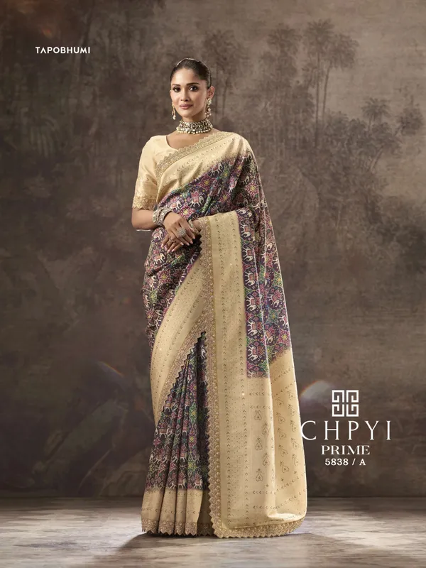 KATAN_SILK_SAREE_WITH_EMBROIDERY_LACE_BORDER_WITH_HEAVY_SAROSKI_WORK_HAND_DIAMOND