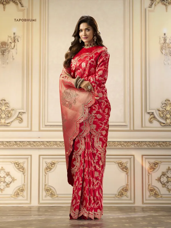 PREMIUM_SILK_FABRIC_SAREE_WITH_HEAVY_SAROSKI_&_AMERICAN_DIAMOND_WORK