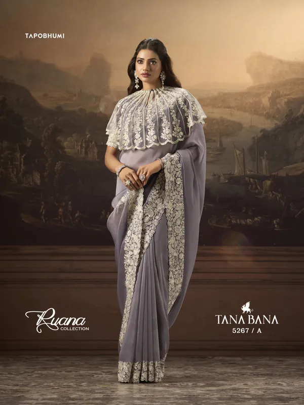 LIGHT_SILK_ORGANZA_SAREE_WITH_HEAVY_EMBROIDERY_WITH_BEADS_WORK_WITH_EXCLUSIVE_BLOUSE_CAPE