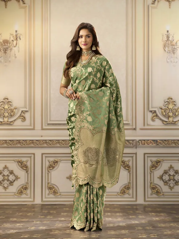 PREMIUM_SILK_FABRIC_SAREE_WITH_HEAVY_SAROSKI_&_AMERICAN_DIAMOND_WORK