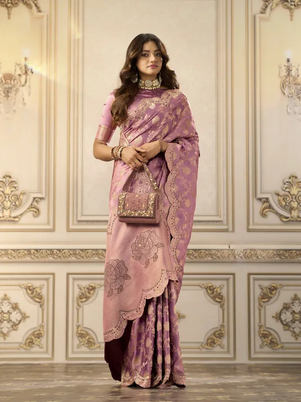 PREMIUM_SILK_FABRIC_SAREE_WITH_HEAVY_SAROSKI_&_AMERICAN_DIAMOND_WORK