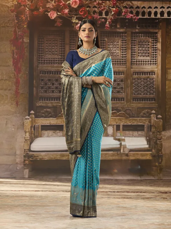 PREMIUM_SILK_SAREE_WITH_HEAVY_SAROSKI_WORK_WITH_HEAVY_AMERICAN_DIAMOND_WORK