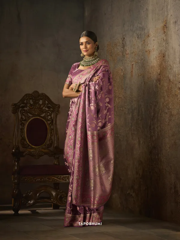 PURE_SATIN_SILK_SAREE_WITH_HEAVY_AMERICAN_DIAMOND_WORK