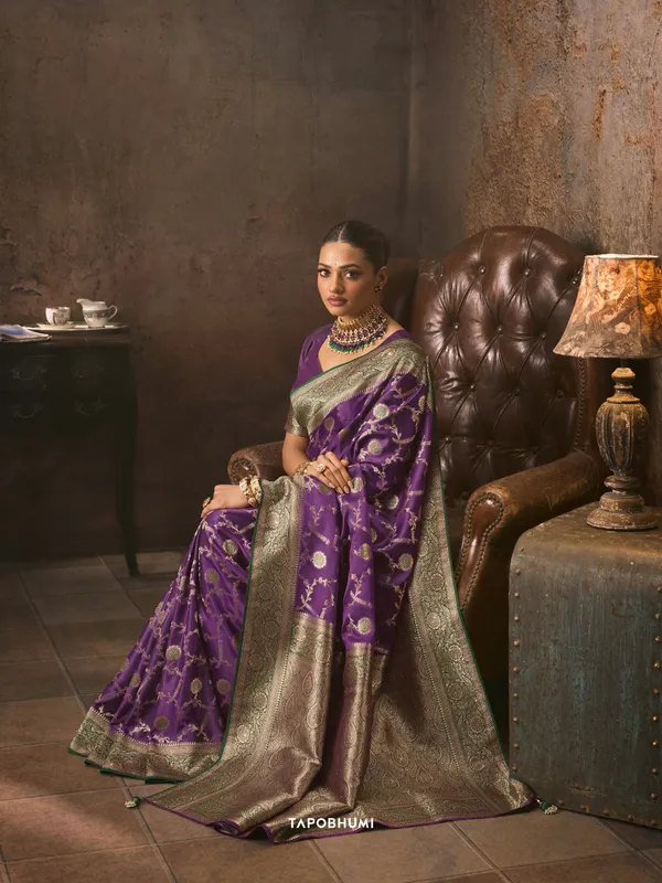 PURE_SATIN_SILK_SAREE_WITH_HEAVY_AMERICAN_DIAMOND_WORK