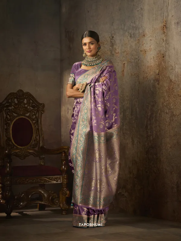 PURE_SATIN_SILK_SAREE_WITH_HEAVY_AMERICAN_DIAMOND_WORK