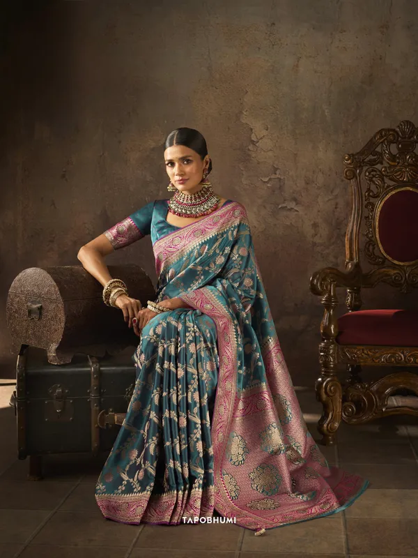PURE_SATIN_SILK_SAREE_WITH_HEAVY_AMERICAN_DIAMOND_WORK