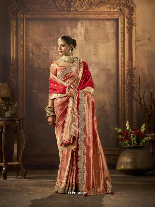 Part_of_our_*BRIDAL*_Collection_—_*KADWA_KASAB_SILK.*_*HEAVY_KOLKATA_THEME*_*HEAVY_ZARDOZI_WORK*_*HAND_DIAMOND_&_KUNDAN*_*NAVLAKHA_STONES_WORK*_*FULL_SAREE_WITH_HEAVY_SAROSKI_WORK*_*WITH_HEAVY_DUPATAA*