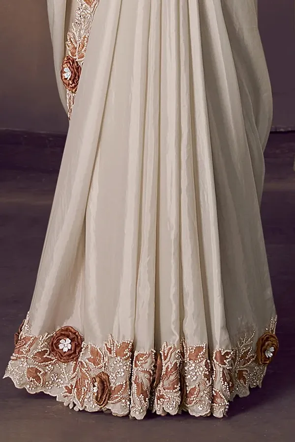 Ready_to_Wear_Saree_(STITCHED_BLOUSE)_Tusser_Two_Tone_Satin_Silk_Beads_Embellished