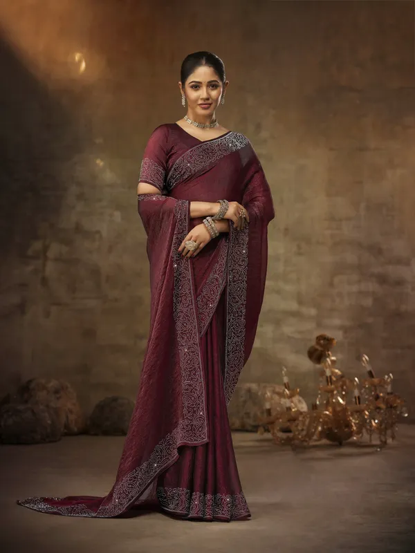 FENDI_CRUSH_CHIFFONSAREEWITH_FULL_SAREE_HEAVY_SAROSKI_WORK