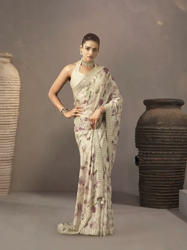 SHINY_CRUSH_SATIN_(SOFT_FABRIC)__with_heavy_beads_work