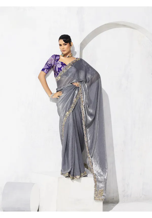 SILVER_PREMIUM_&_DESIGNER_FENDY_SILK_SAREE