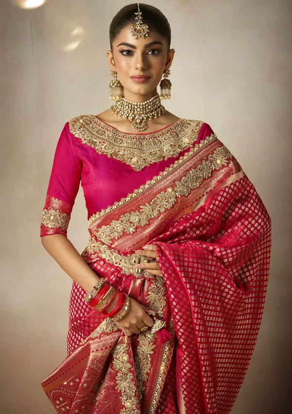 PURE_SATIN_SILK_SAREE_WITH_HEAVY_MOTI_&_ZIRCON_WORK._FULL_SAREE_HEAVY_EMBROIDERY_LACE_WORK_EXCLUSIVE_WAIST_BELT