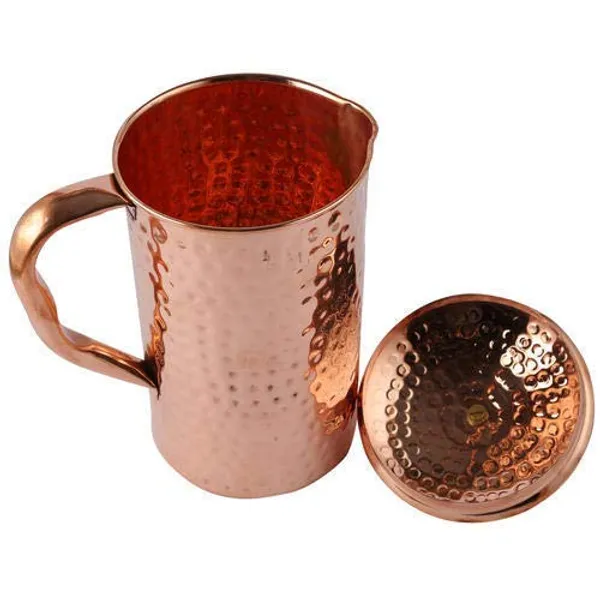 Copper_Modern_Art_Printed_and_Matt_Finish_Antique_Yoga_Water_Bottle_(Jug_With_2_Glass)