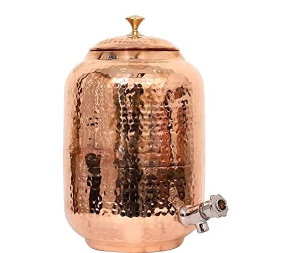 Copper_16_Litre_Hammered_Copper_Water_Dispenser_(Matka)_Container_Pot_with_2_Copper_Glasses_100%_Pure_Copper_and_Ayurvedic_Health_Benefits_(16000_ml_+_600_ml)