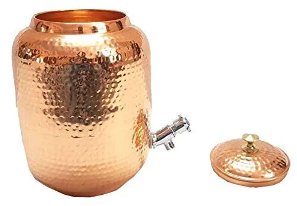 Copper_5_Litre_Hammered_Copper_Water_Dispenser_(Matka)_Container_Pot_with_100%_Pure_Copper