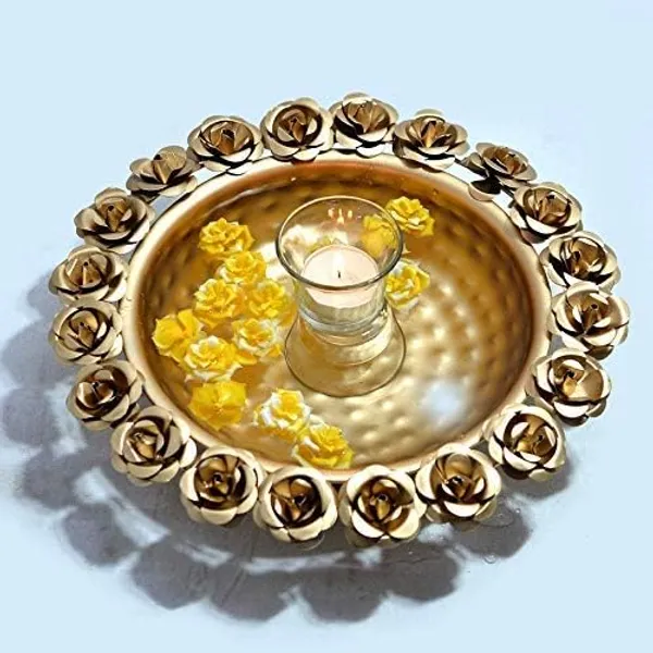 Copper_World_Round_Flower_Border_Designer_URLI_(Set_of_1)_Decorative_Beautiful_Handcrafted_Bowl_for_Floating_Flowers_and_Tea_Light_Candles_Home_Special_for_Diwali_Gift