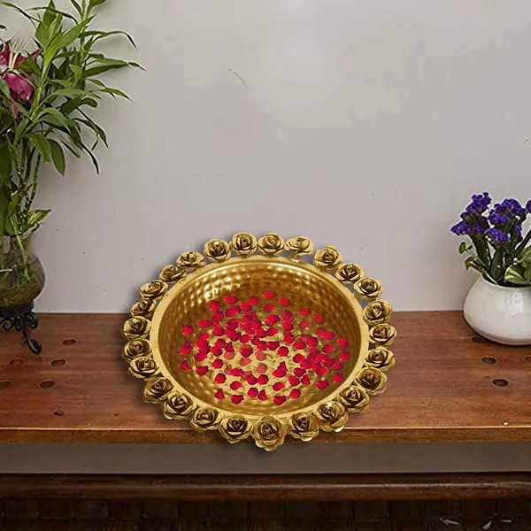 Copper_World_Round_Flower_Border_Designer_URLI_(Set_of_1)_Decorative_Beautiful_Handcrafted_Bowl_for_Floating_Flowers_and_Tea_Light_Candles_Home_Special_for_Diwali_Gift