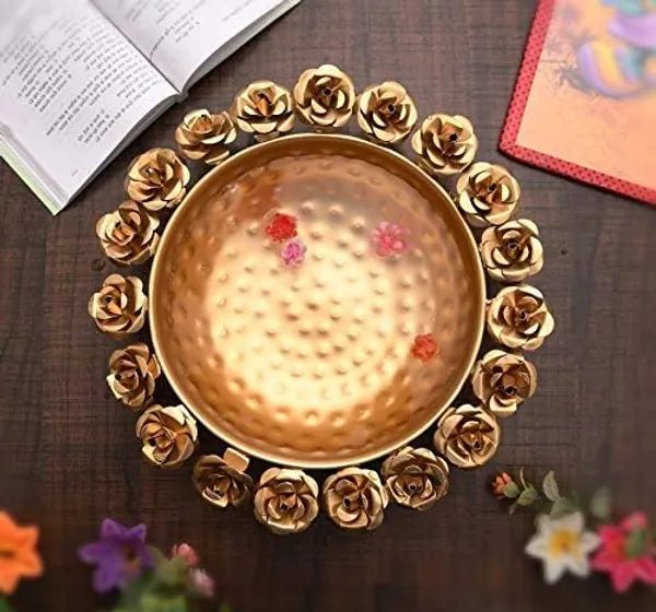 Copper_World_Round_Flower_Border_Designer_URLI_(Set_of_1)_Decorative_Beautiful_Handcrafted_Bowl_for_Floating_Flowers_and_Tea_Light_Candles_Home_Special_for_Diwali_Gift