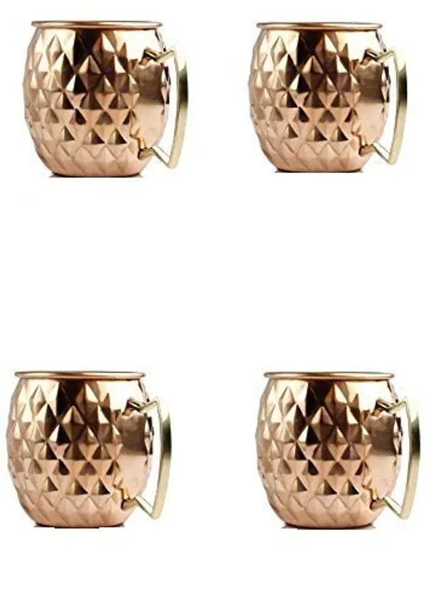 Pure_Copper_Moscow_Mule_Mug_Set-_Pack_of_4_l_Diamond_Design_l_500_ML_Capacity_of_Each_Mugl_Drink_Ware_l_Bar_Ware_|_Kitchen_Ware_l_Dining_l