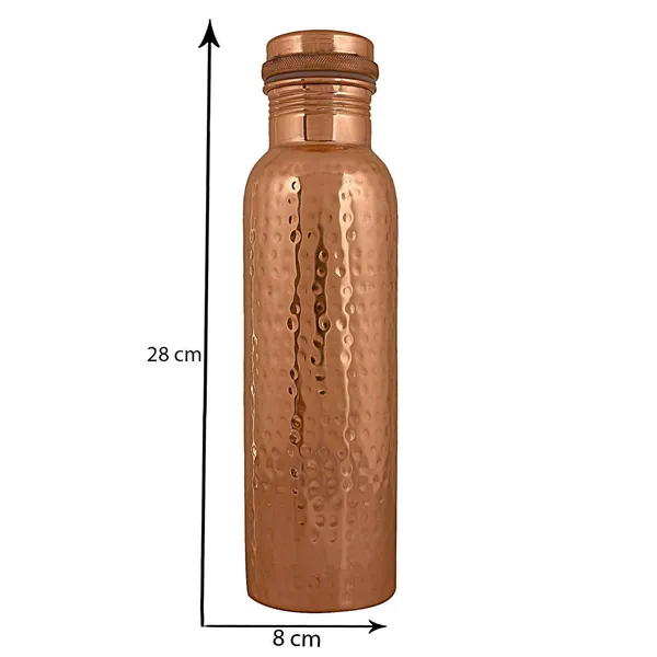 Stylish_&_Elegant_Bedside_Bedroom_100%_Pure_Copper_Bottle_Jar_|_Copper_Water_Bottle/Jar_|_Bedside_Carafe_with_inbuilt_Copper_Glass/Vessel,_Capacity_1_Litre_(1000_ml)_(Design-2)