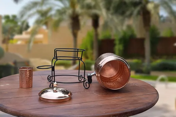 Copper_5_Litre_Hammered_Water_Dispenser_(Matka/Pot/Dispenser/Water_Cooler)_Container_Pot_with_1_Copper_Glass_and_Stand_(5000_ml)