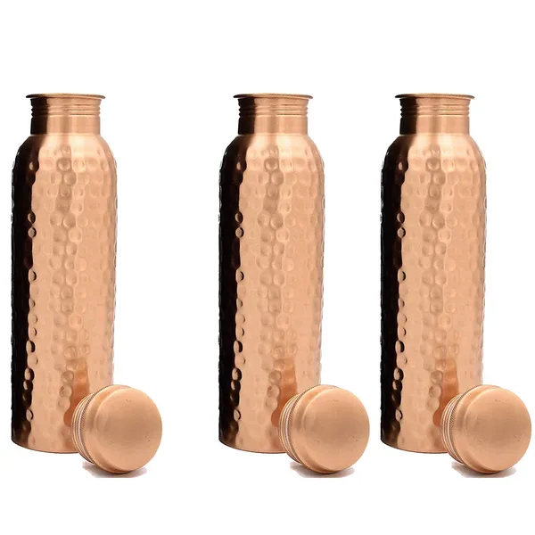 Copper_|_Hammered_Cut_Sets_of_3_Copper_Water_Bottle_Hammer_Bottle_1_Litre_Each_|_Travelling_Purpose,_Yoga_Ayurveda_Healing_|_Copper_Bottle_Water_is_Anti-Aging._It_Helps_Reduce_Fine_Lines.