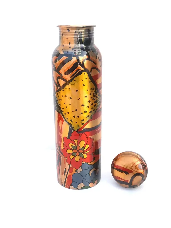 Copper__|Copper's_Pure_Copper_Printed_Water_Bottle_|_Designer_Copper_Bottle_1_Litre,_Leak_Proof,_Jointless,_Seamless|Capacity-1000_ml|_Antique_Yoga_Water_Bottle|Matt_Finish