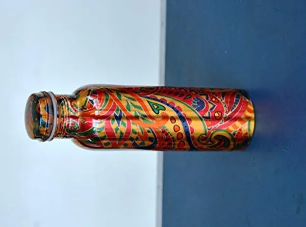 Copper__|Pure_Copper_Water_Bottle_|_All_Types_of_Designer,_Leak_Proof,_Jointless,_Seamless|_|_Antique_Yoga_Water_Bottle|_Gift_Offer