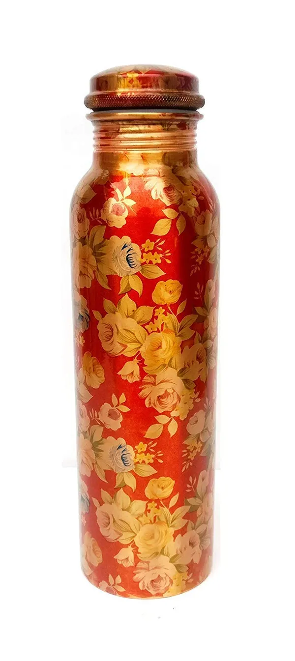 Copper_Printed_Copper_Water_Bottle,_1L,_Set_Of_1,Multicolor