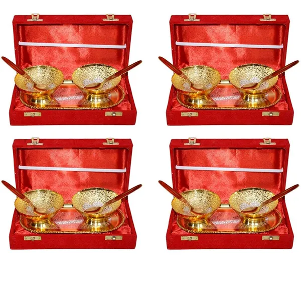 Copper_|_Bowl_with_Tray_&_Spoon_Set,_5_Piece_|_Best_for_Birthday,_Anniversary,_Corporate,_Return_Gift._(Pack_of_4)