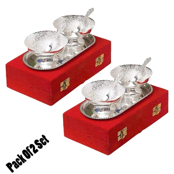 Copper_|_Silver_Plated_Set_of_5_Silver_Plated_2_Bowls_2_Spoon_with_1_Plate_Set_of_5_Pcs_|_Diwali_Gifting_|_Corporate_Gifting_|_Anniversary_Gifting_|_Birthday_Gifting.Pack_of_2_Sets.