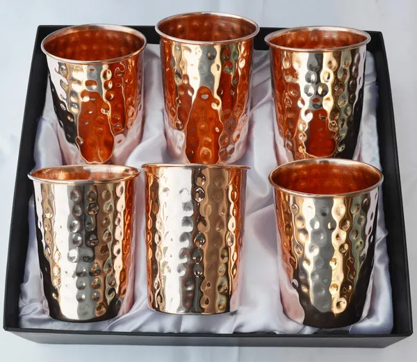 JR_Gifts_|_100%_Pure_Copper_Pack_of_6_Hammered_Glass_|_Storage_Water_Serveware_Tableware_Home_Hotel_Restaurant_Good_Health_Benefit_Yoga_Ayurveda_Healing_|_Specially_Designed_for_Home_&_Restaurant.