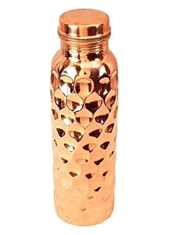 B_R_Collection_Diamond_Cut_Copper_Bottle_Set_of_1_Capacity_950ml