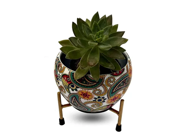 Copper_Designer_Indoor_Plant_Pots_with_Stand