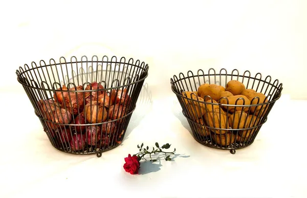 Copper_Fresh_Fruit_and_Vegetable_Basket(Set_of_2,One_Big_and_One_Small_Basket)