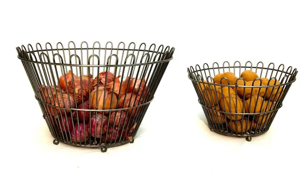 Copper_Fresh_Fruit_and_Vegetable_Basket(Set_of_2,One_Big_and_One_Small_Basket)