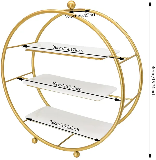 Copper_Gold_Plated_Round_Tea_Break_Buffet_Display_Pastry_Rack_Three_Tier_Sushi_Snack_Shelf_Banquet_Cold_Meal_Metal_Snacks_Organizer_|_Buffet_Server_|_Gold_and_White