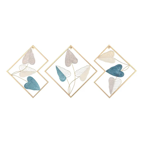 Copper_Handcrafted_Peepal_Leaf_Wall_Art_for_Living_Room,_Bedroom,_and_Office_Decoration_|_Set_of_3_Metal_Wall_Sculptures