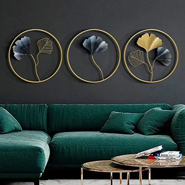 Copper_Metal_Leaf_wall_art_for_living_room,_Bedroom,_Hall,_Drawing_Room,_Office_|_Wall_Hanging_Decor_Sculpture_Set_Of_3_Decoration_items_for_Home